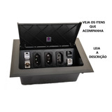  Caixa De Tomada 3 Tomadas 1 H-dmi 1 Usb 1 Rj45 1 Usb Charge