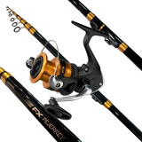 Combo Pejerrey Shimano Fx 4,10mts Caña Reel  Telescopica