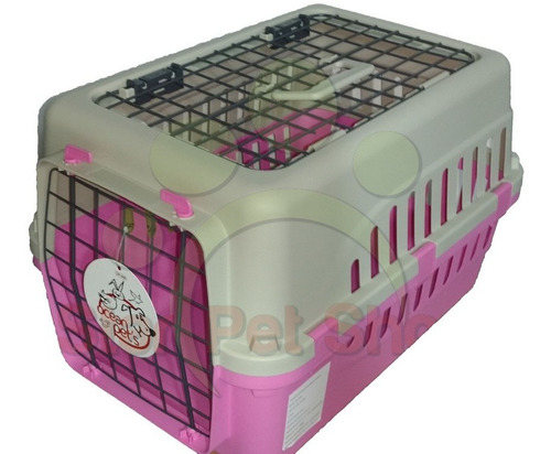 Transportadora Kennel Perros Y Gatos 50x35x32cm 2 Puertas