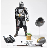 Boneco Black Series Din Djarin E Grogu Star Wars, Mandaloria