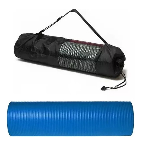 Colchoneta Yoga Mat 10mm Nbr Con Bolso Transportador Pilates