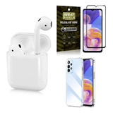 Kit Capa A23 4g + Fone Ouvido Bluetooth Ly122 + Película