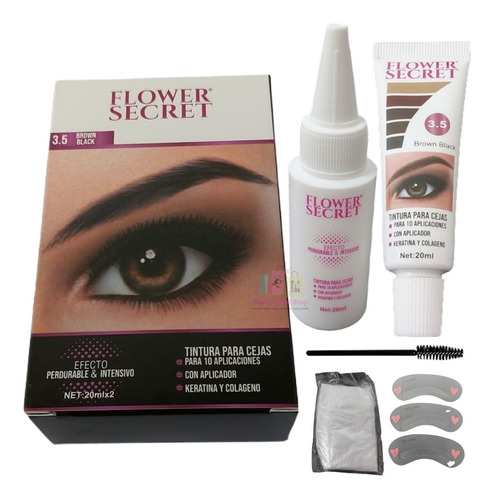 Tinte Para Cejas Con Activador, Flower Secret