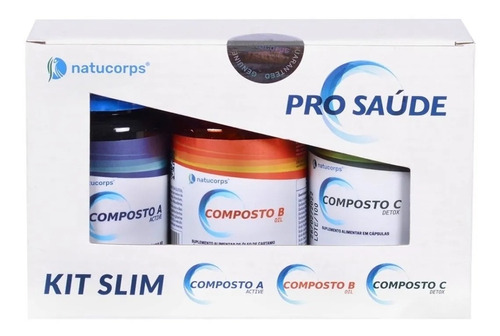 Kit Slim Natucorps Pro Saúde + Garrafa Térmica