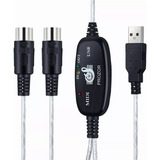 Cable Convertidor Midi A Usb Conecta Tu Teclado A Pc O Mac