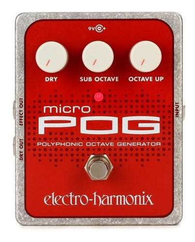 Pedal Electro Harmonix Micro Pog Octavador Polifon Envío Gra