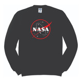 Sudadera Nasa Logo 2 Hombre Mujer Envío Gratis 