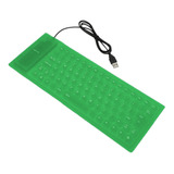 Teclado Flexible Silicon Alambrico Usb Laptop Pc Computadora