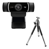 Logitech C922 Pro Stream Webcam Hd 720p Con Trípode Negro