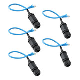Anmbest 5 Uds M22 Impermeable Ethernet Cat6 Rj45 Conector...