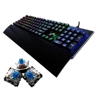 Teclado Gaming Yeyian Flare Serie 2000 - Usb, Qwerty, Esp /v /vc