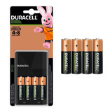 Cargador Duracell Baterias 4 Aa 2500mah Recargable + 4 Aa