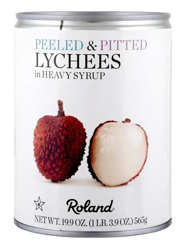 Lychees En Almibar (565g) Roland