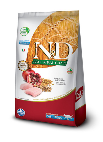 Farmina N&d Ancestral Grain Gato Adulto Castrado 7,5 Kg