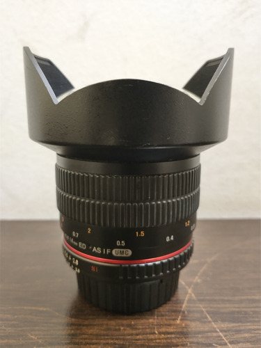  Lente Samyang Sy14m-c 14 Mm F2.8 Para Nikon Ae, Ultra Ancho