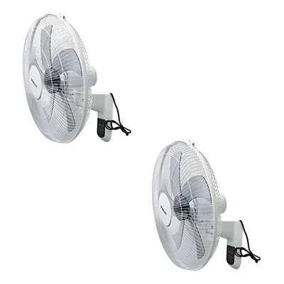 2pz Ventilador De Pared 18 5 Aspas Blanco 70w Benelux Timer Blanco Transparentes Plástico 5 | Envío gratis