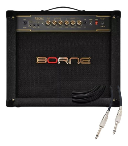 Amplificador Borne Vorax 1050+cabo P/guitarra P10/p10