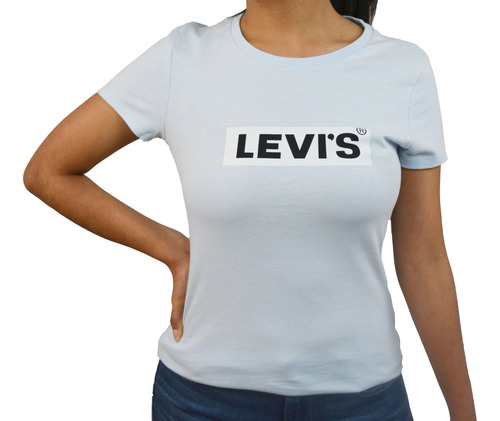 Levi's Levis Playera 322230874 Light Blue Dama