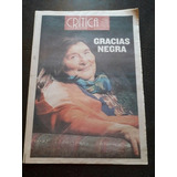 Diario Critica 5 10 2009 Muerte Mercedes Sosa 