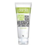 Avon Clearskin Máscara Facial Holográfica Limpa Poros 60g