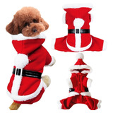 Mascota Perro Cachorro Gatito Ropa De Navidad Disfraz D...