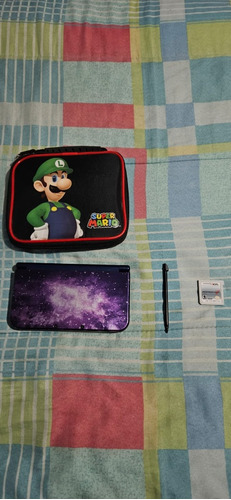 New Nintendo 3ds Xl Galaxy Edition Con Un Juego