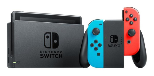 Console Nintendo Switch - Azul E Vermelho - Hadskaba1 Bra