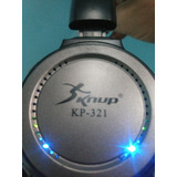 Fone Sem Fio Tipo Concha Knup Kp-321 Fm Mp3