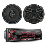 Autoestereo Soundstream Bluetooth Usb Aux Fm Y 2 Bocinas 6.5