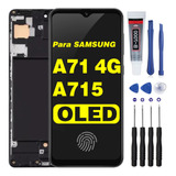 Oled Pantalla Para Samsung A71 A715 Con Marco Display