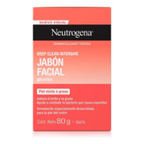 Jabón Facial En Barra Neutrogena Deep Clean Intensive 80g