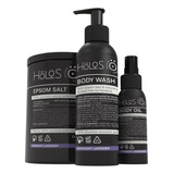 Kit Holos Sales Epsom + Jabón + Aceite Corporal Natural