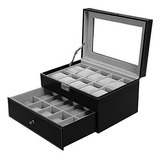 Caja De Reloj Para Hombres 20 Reloj Organizador De