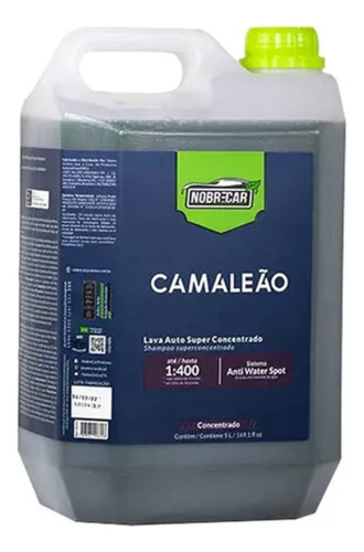 Camaleão Shampoo Automotivo Super Concentrado Nobrecar 5l