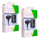 Kit Revenda 2 Baterias P/ Controle Xbox 360 Cabo Carregador