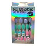 Uñas Autoadhesivas Press On Nail Art Thelma Y Louise 24u Color Nube