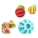 Juguete Pelota Dental Interactiva Para Perros Mascotas 7 Cm 