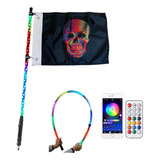 Antena Luz Led Rgb Bluetooth Rzr Todo Terreno De 91 Cm