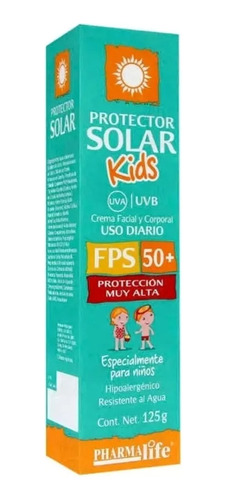 Protector Solar Kids Fps 50 Facial Corporal 125g 