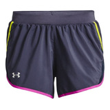 Short Under Armour Fly By 2.0 Mujer-azul