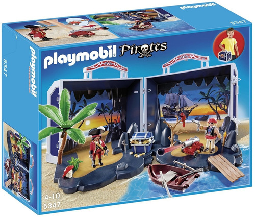 Playmobil 5347 Cofre Del Tesoro Pirata Intek Original Pr
