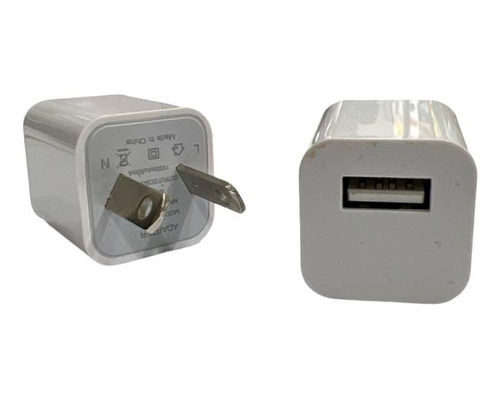 Adaptador Cargador De Pared 1a Cubo 110-220v A Usb De 1000ma