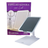 Espelho Kéfera Com Zoom 1x De Aumento E Luz Led Klass Vough