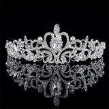 Diadema De Boda Novia Cristal Tiaras Princesa Corona Diadema