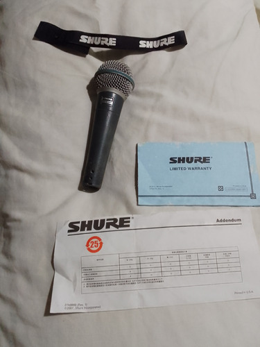 Microfone Shure Beta 58 A Original 