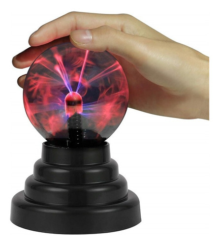 Globo Lâmpada De Plasma Bola De Cristal Esfera De Raios Mão