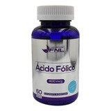 Acido Folico Fnl 60 Caps 400mcg Sabor Natural Fnl