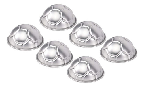 Molde Para Tartas De Fútbol, 6 Moldes De Aluminio Para Magda