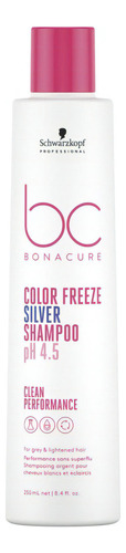 Shampoo Schwarzkopf 250 Ml Bonacure Bc, Para Todo Tipo De Cabello, Reaviva Los Colores, Aporta Brillo Y Suavidad