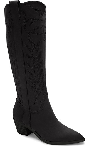 Botas Para Mujer Western Cowgirl Wide Calf Botas Desgastadas